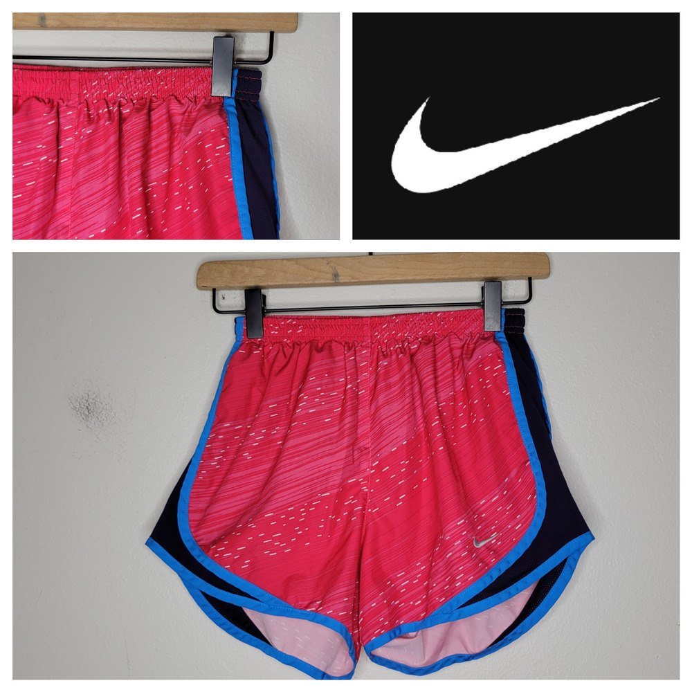 nike Tempo Pink Blue Athletic Shorts Size‎ XS